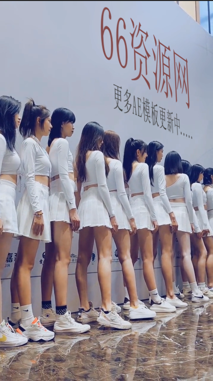 一群美女模特